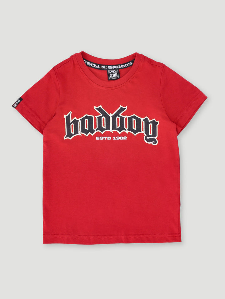 Pre-Boys Gothic Tee - Red