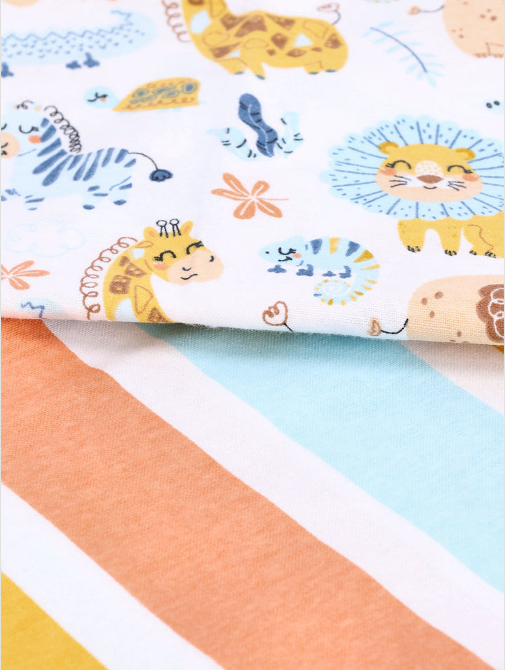 Baby Boys 2 Pack Lion & Friends/Stripes Receiver  - Multi