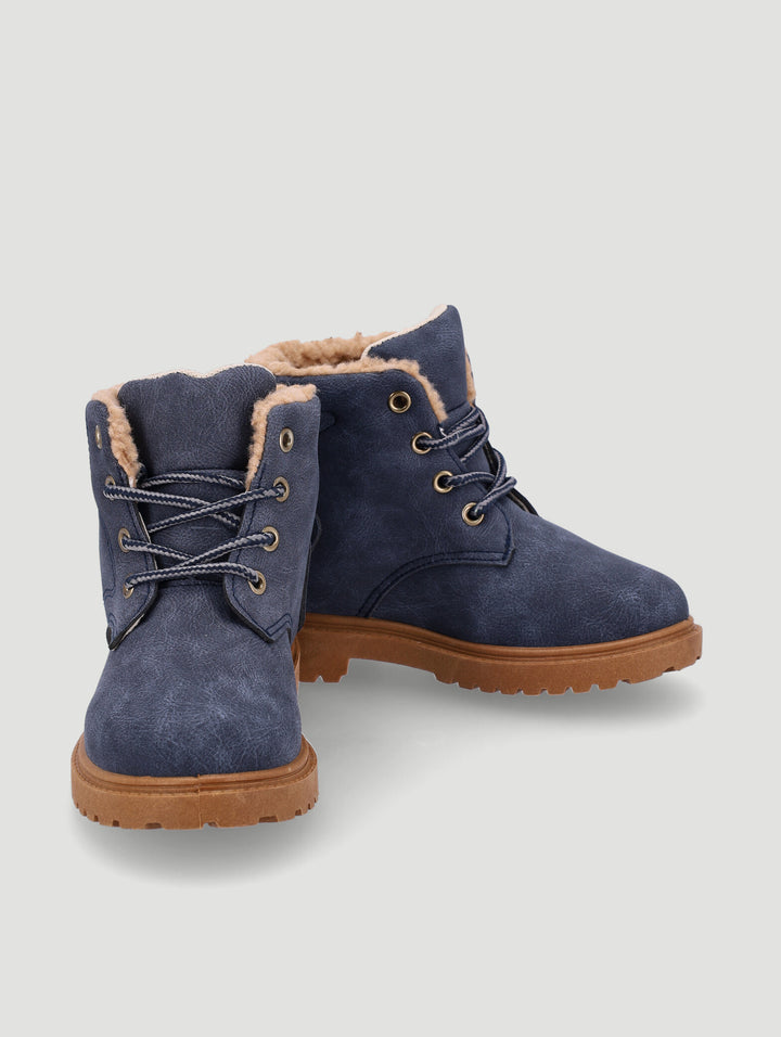 Pre-Boys Hiker Boot - Navy