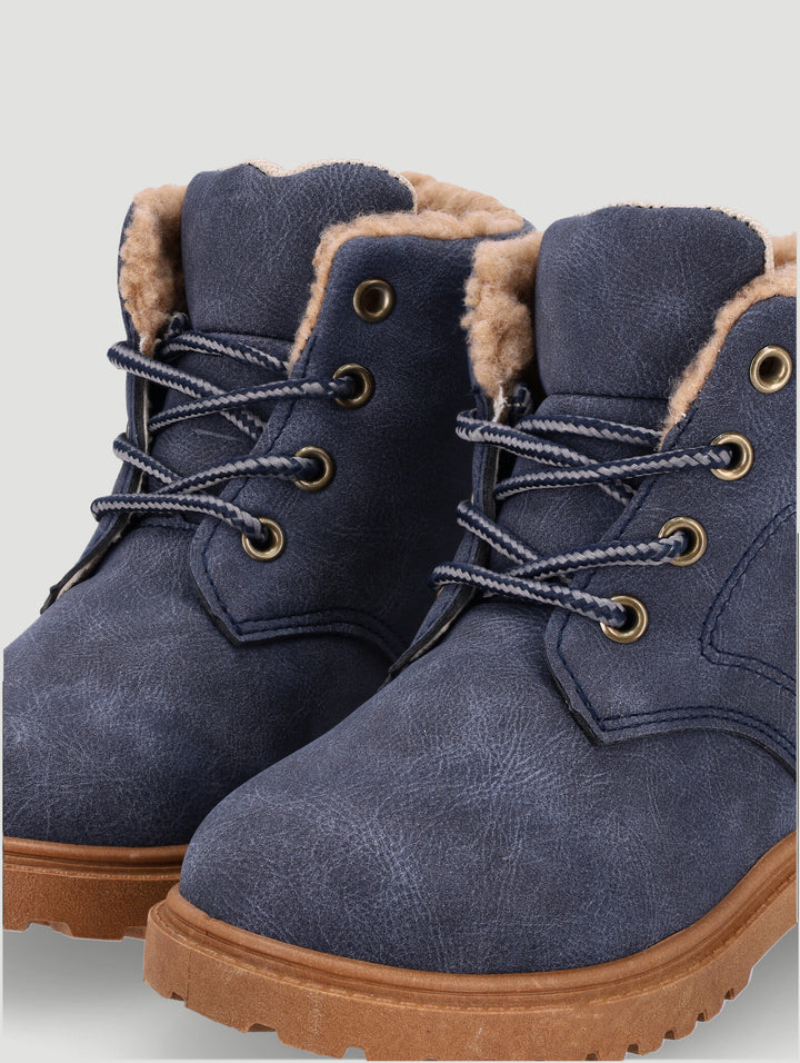 Pre-Boys Hiker Boot - Navy