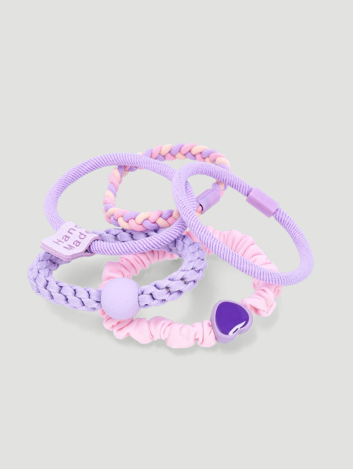 Pre-Girls Hair Elastics - Lilac