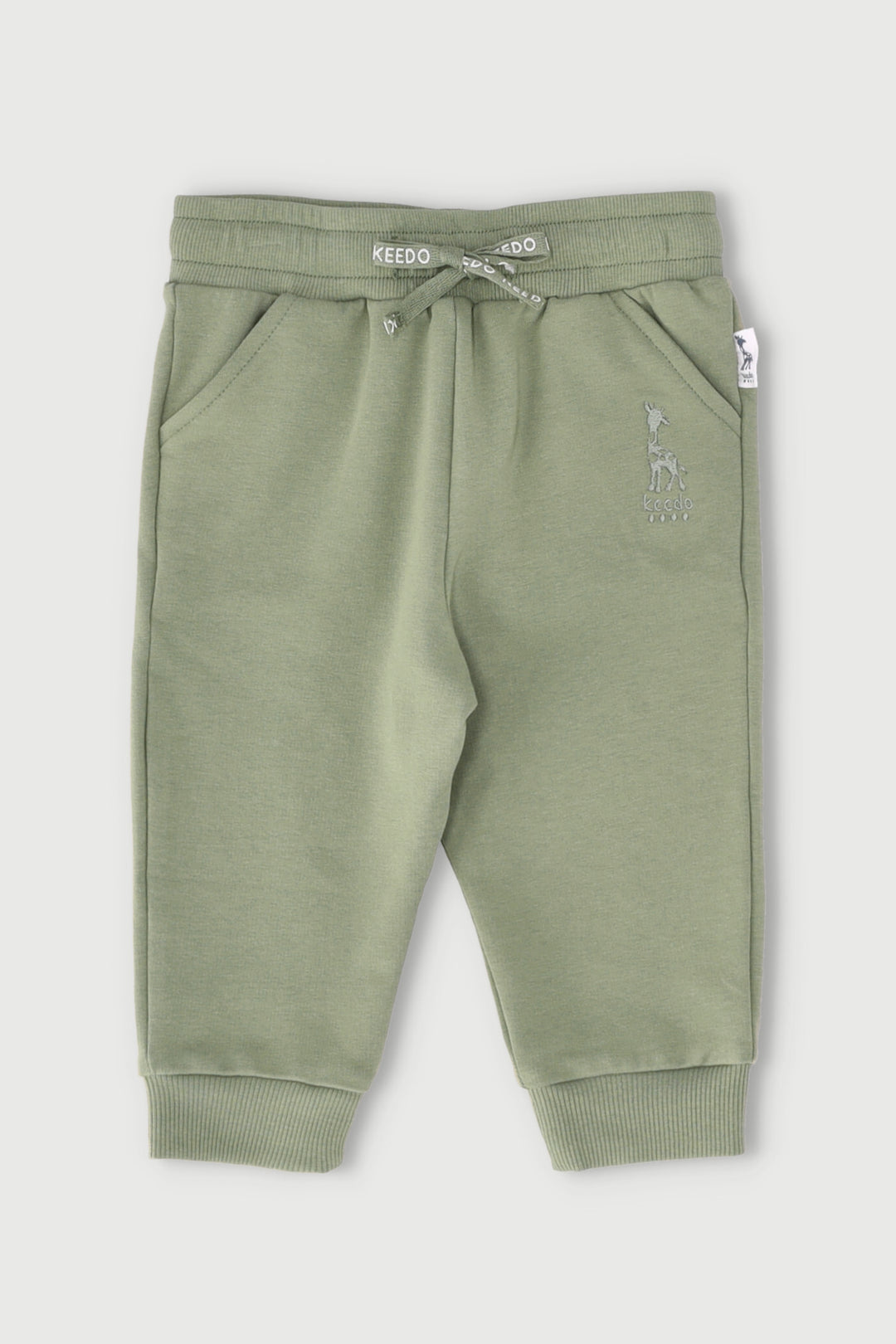 Keedo Baby Boys Fashion Jogger - Olive