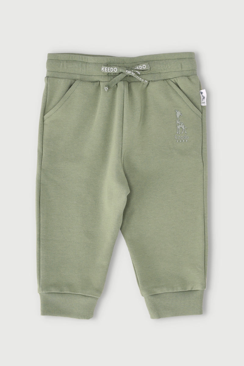 Keedo Baby Boys Fashion Jogger - Olive