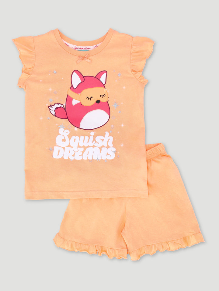 Pre-Girls Squishmallow Sleep Set - Peach