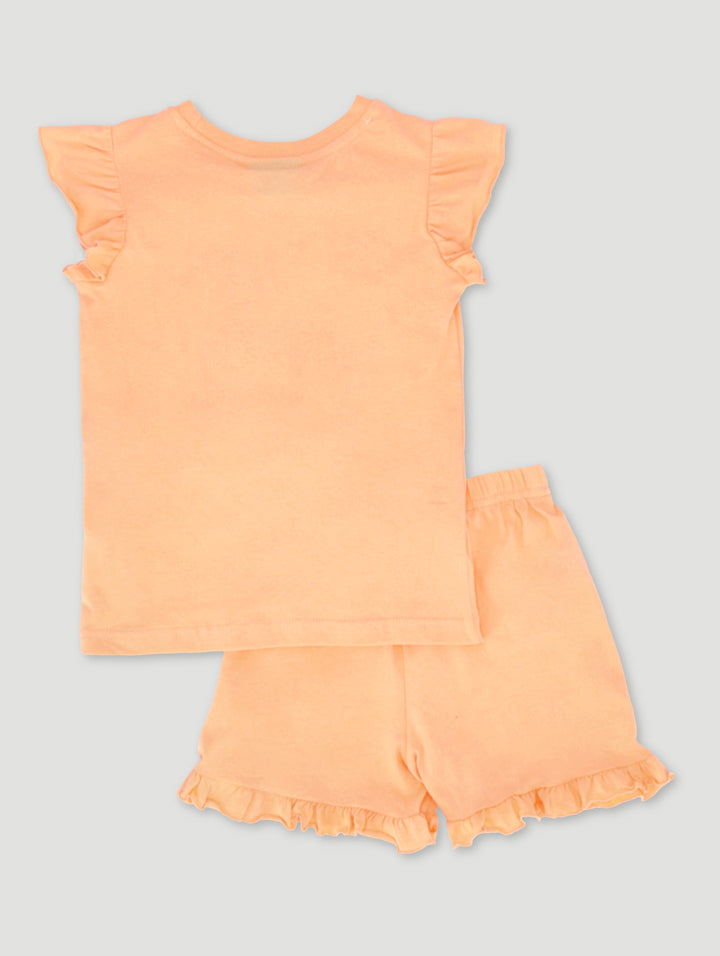 Pre-Girls Squishmallow Sleep Set - Peach