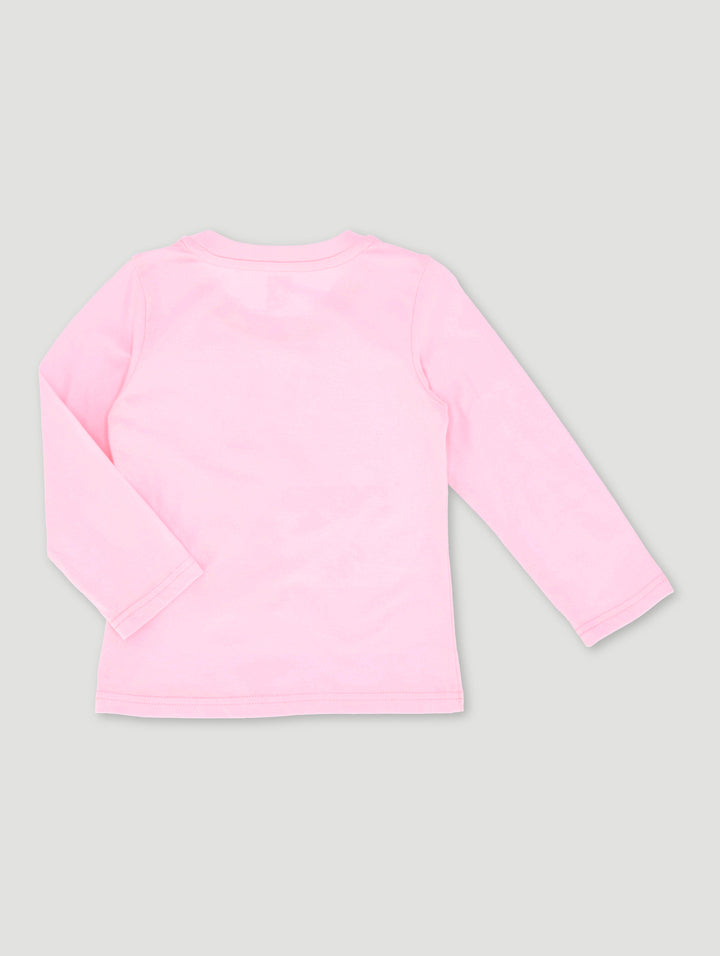 Pre-Girls Unicorn Frill Tee - Pink