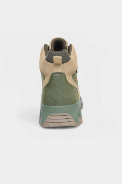 Leather Gladiator Boot - Olive