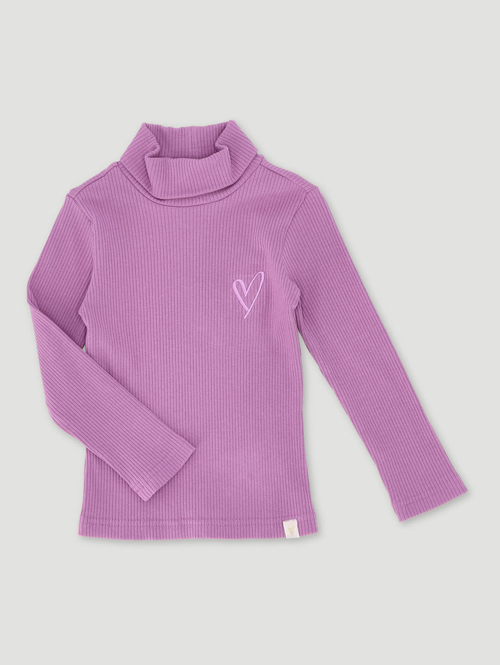 Pre-Girls Poloneck - Plum