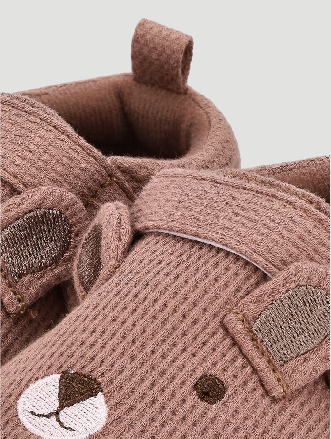 Baby Boys Brown Bear Slipper - Brown