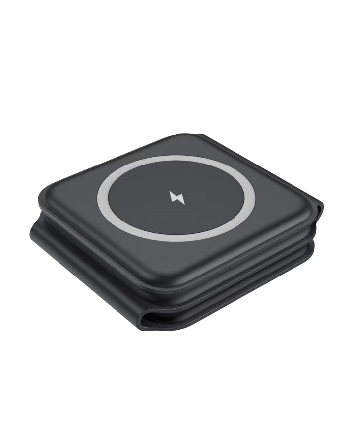 Moov 3 in 1 Foldable Wireless Charger - Black