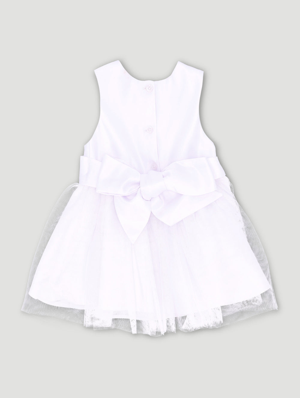 Keedo Baby Girls Premium Dress - White