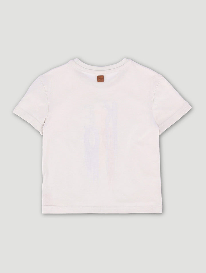 Keedo Pre-Boys Drip Logo Tee - Stone