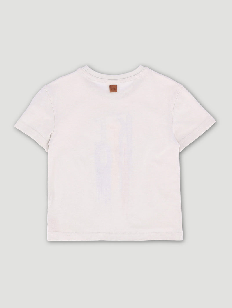 Keedo Pre-Boys Drip Logo Tee - Stone