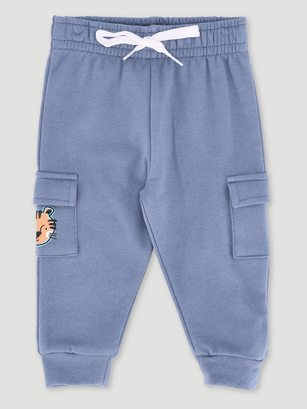 Baby Boys Lets Roar Fleece Jogger - Smokey Blue