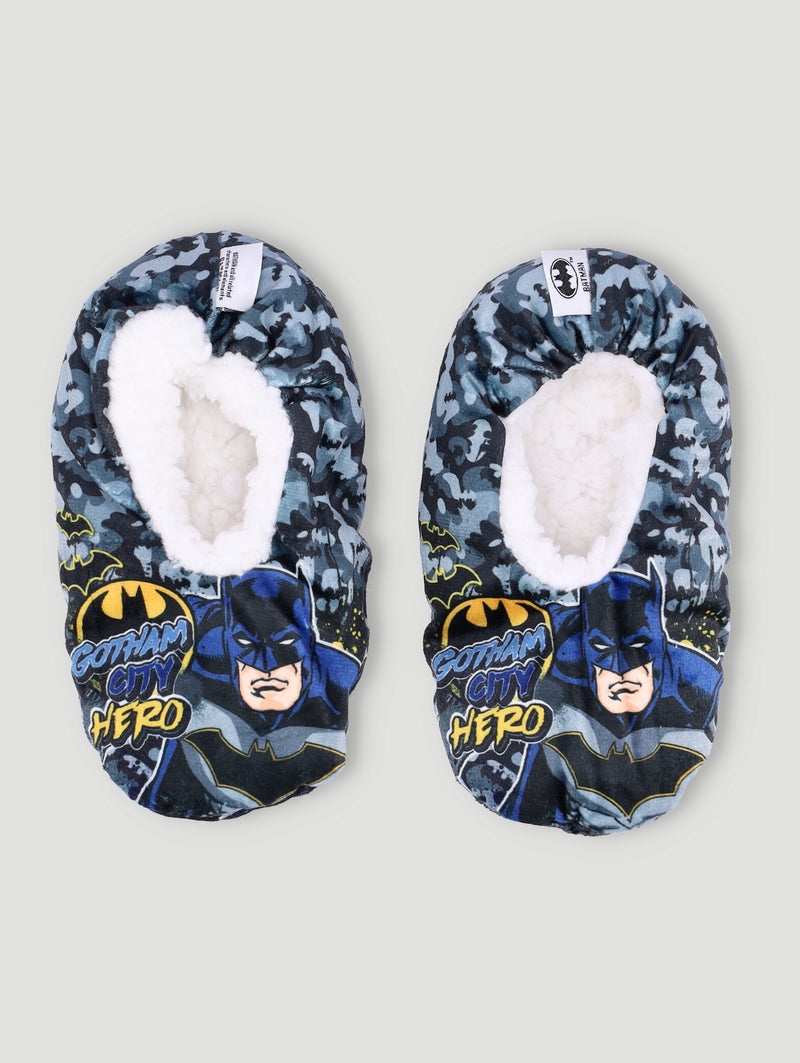 Pre-Boys Batman Sherpa Sock Shoe - Black