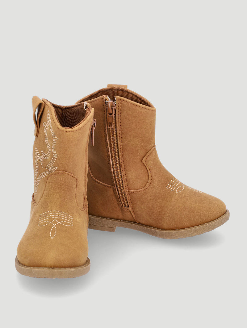 Pre-Girls Western Boot - Tan