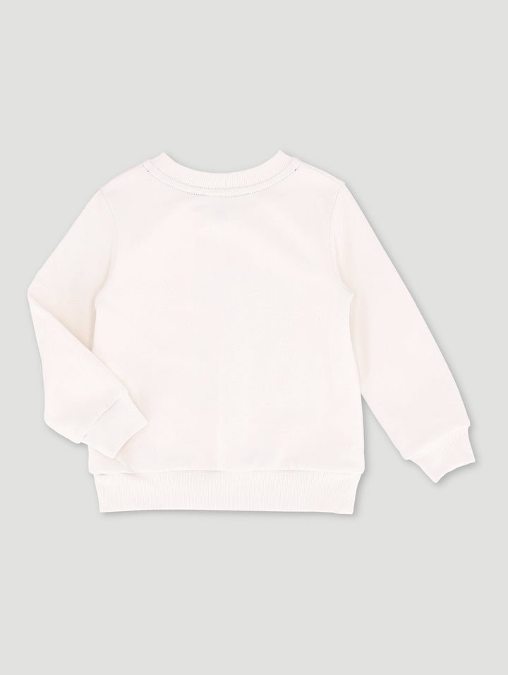 Pre-Boys Long Sleeve Sonic Fleece Crew Top - Stone