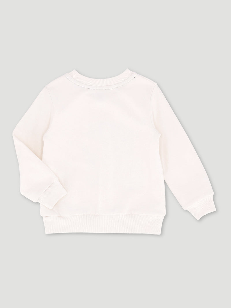 Pre-Boys Long Sleeve Sonic Fleece Crew Top - Stone