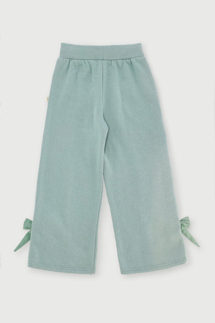 Pre-Girls Bow Jogger - Sage