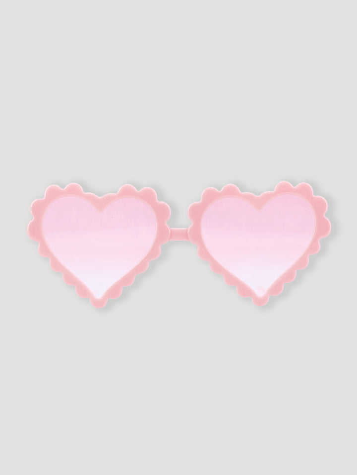 Pre-Girls Metal Heart Sunnies - Pink