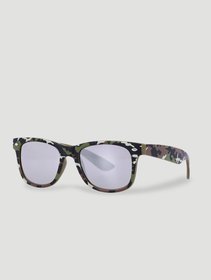 Pre-Boys Matte Wayfarer Sunglasses - Camo