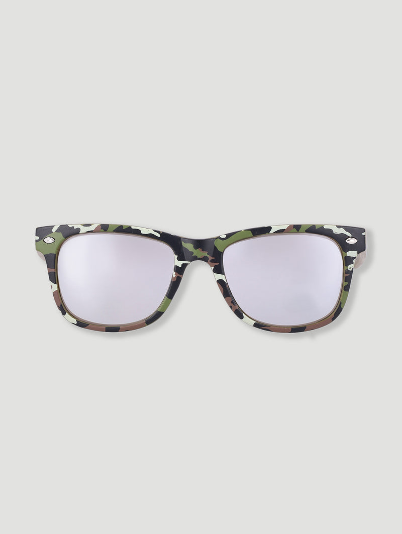 Pre-Boys Matte Wayfarer Sunglasses - Camo