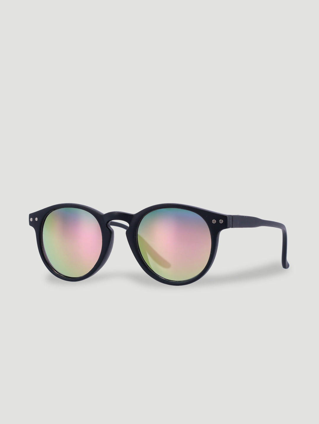 Pre-Boysmatte Metal Round Sunnies - Silver