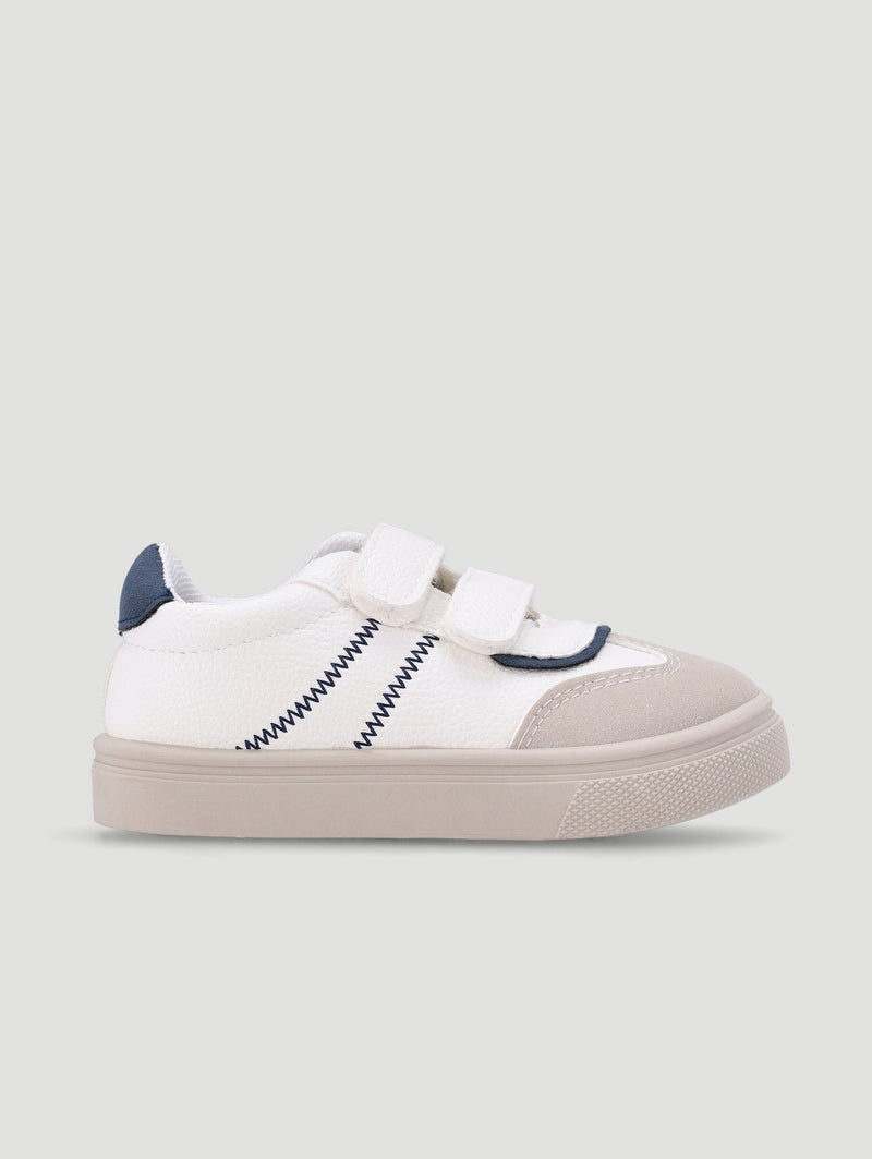 Pre-Boys Zigzag Sneaker - White