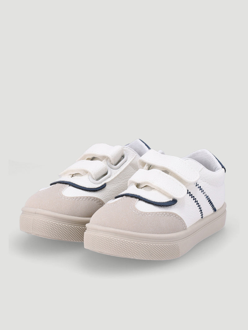 Pre-Boys Zigzag Sneaker - White