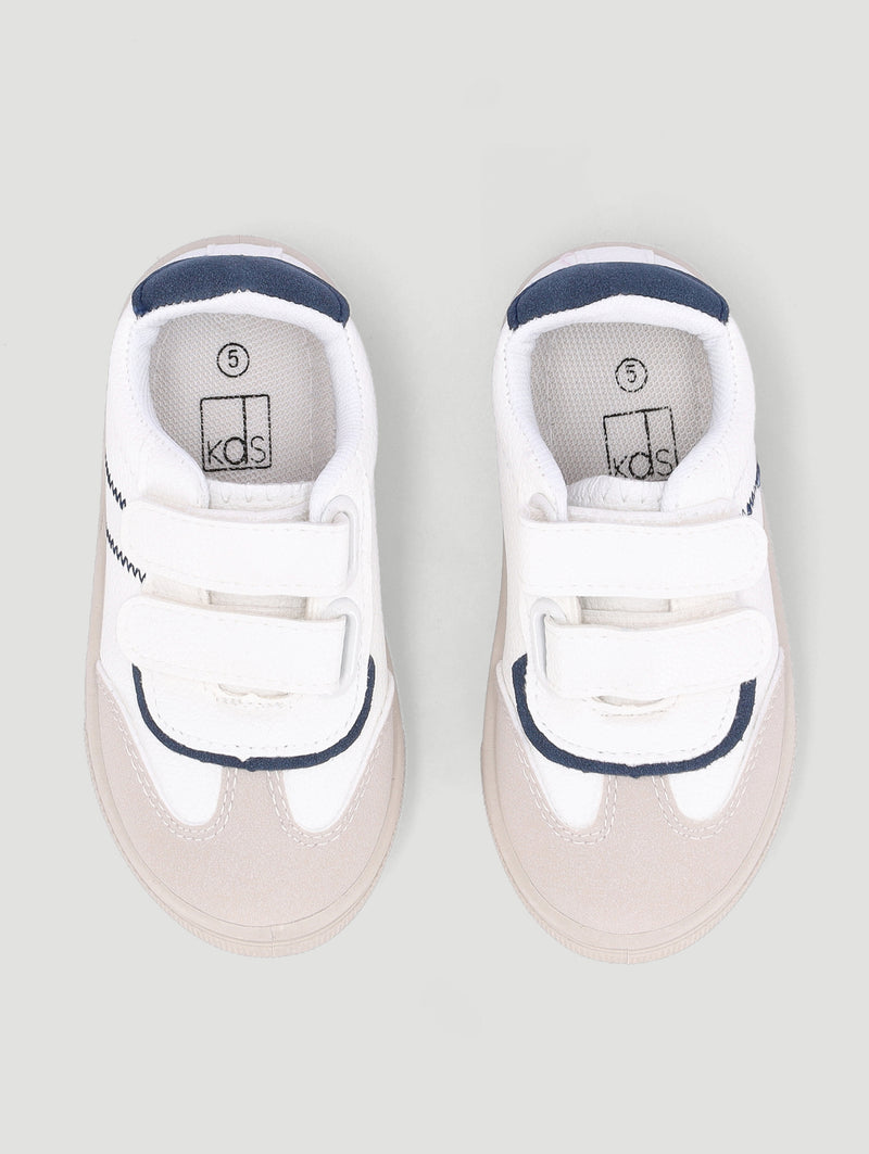 Pre-Boys Zigzag Sneaker - White