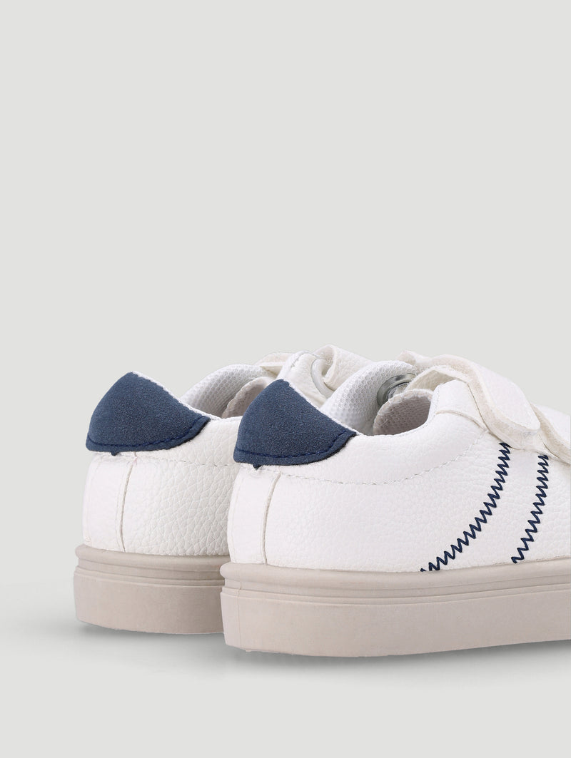 Pre-Boys Zigzag Sneaker - White