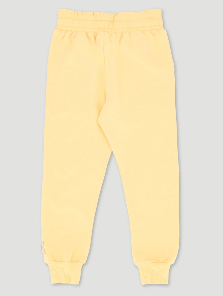 Keedo Girls Yellow Paperbag Jogger