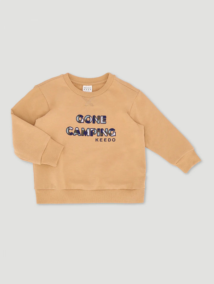 Keedo Boys Fleece Top - Rust