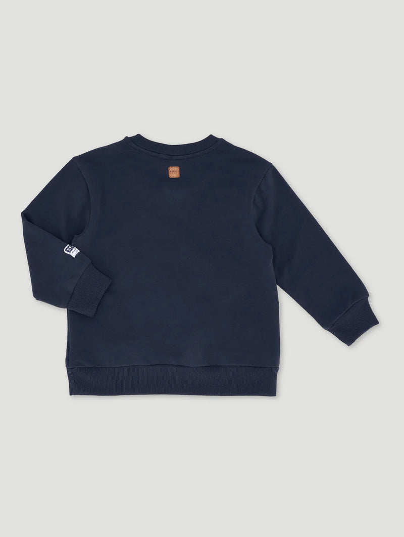 Keedo Boys Navy Fleece Top