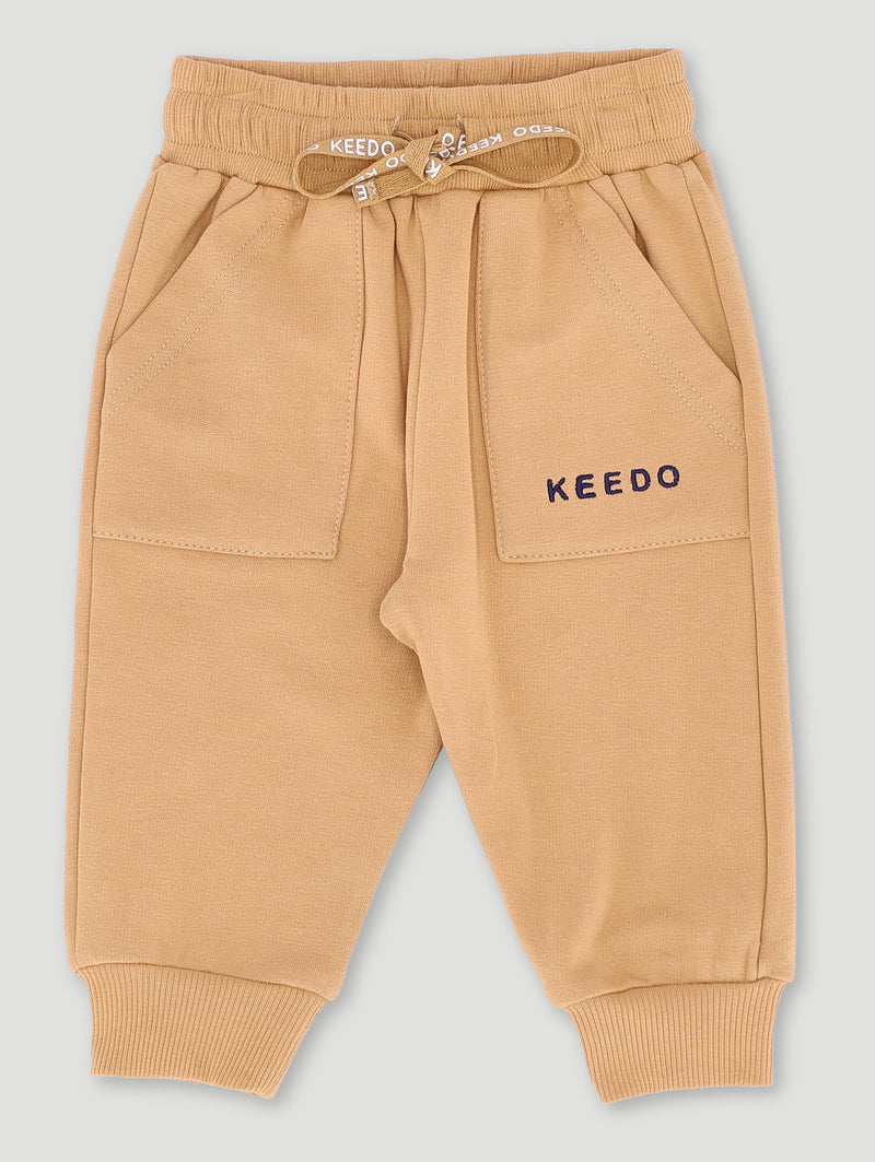 Keedo Baby Boys Fashion Jogger - Rust
