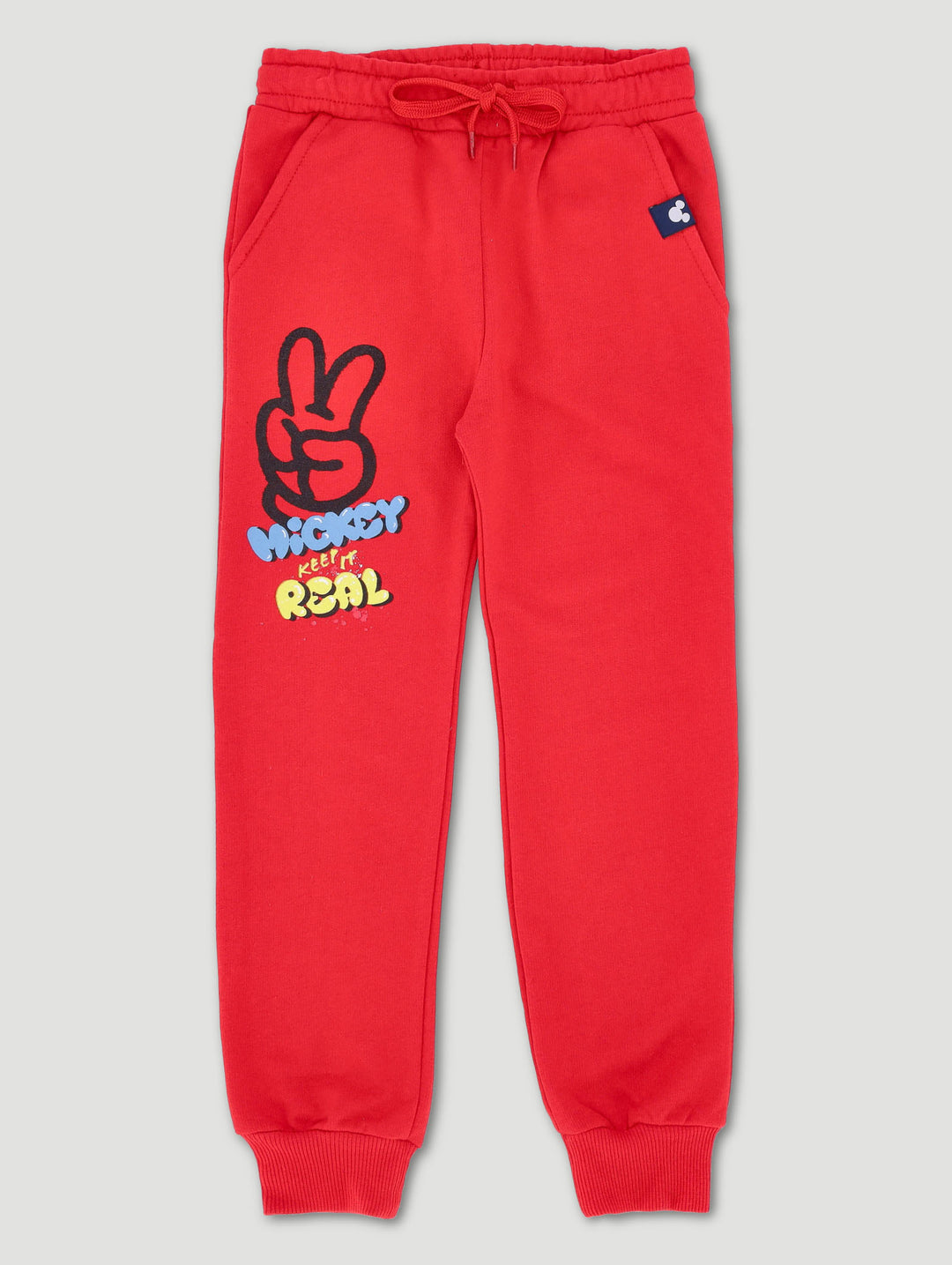 Pre-Boys Mickey Graffiti Jogger - Red