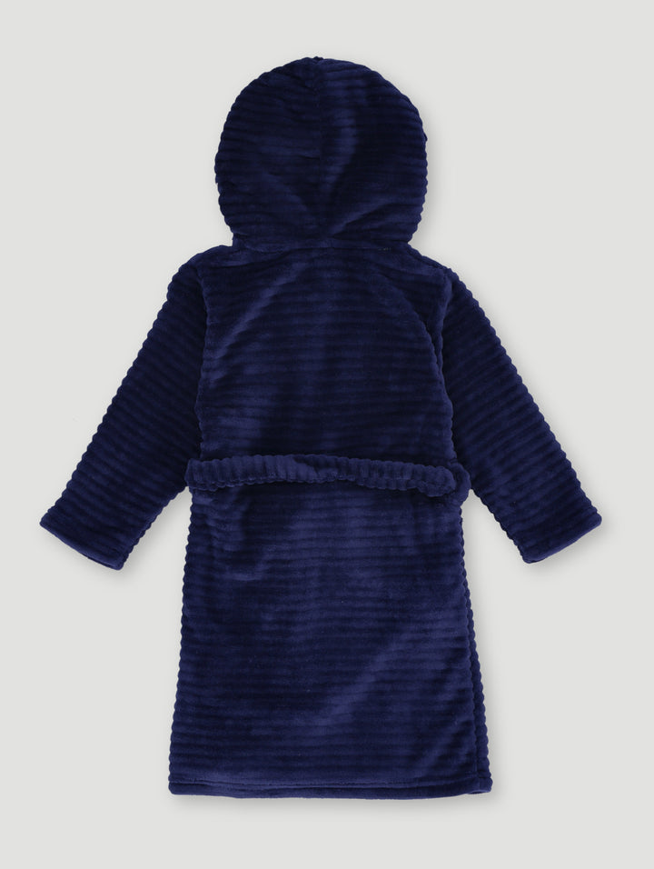 Pre-Boys Embossed Gown - Airforce