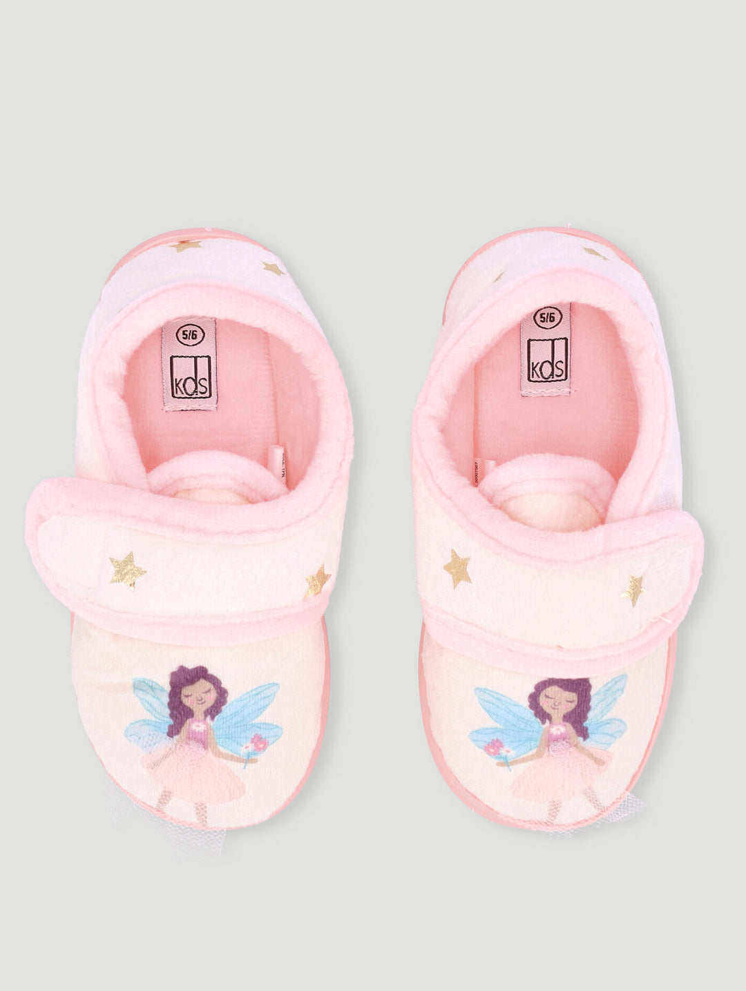 Pre-Girls Ballerina Novelty Slipper - White/Pink