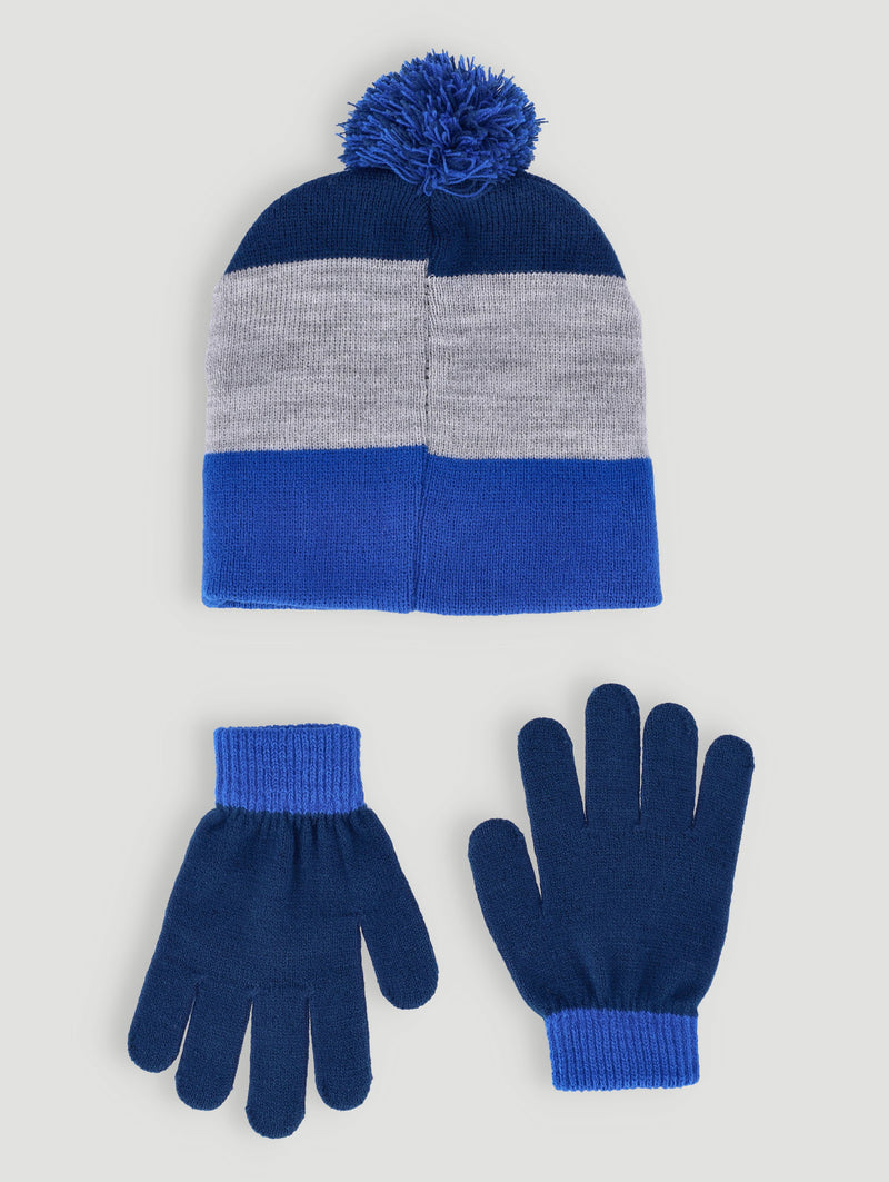 Pre-Boys Paw Patrol Beanie And Glove Set - Blue
