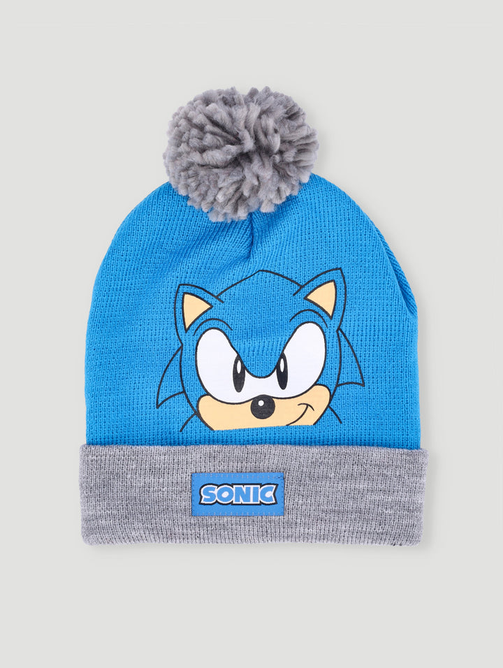 Pre-Boys Sonic Beanie - Blue