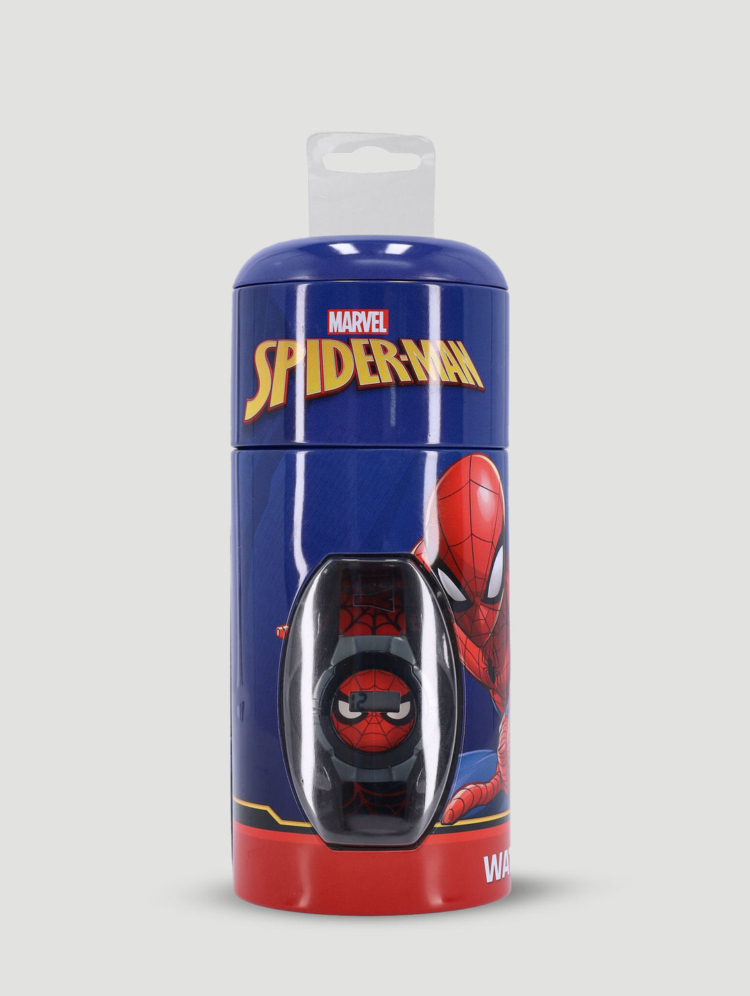 Pre-Boys Spiderman Tin Watch Set - Red