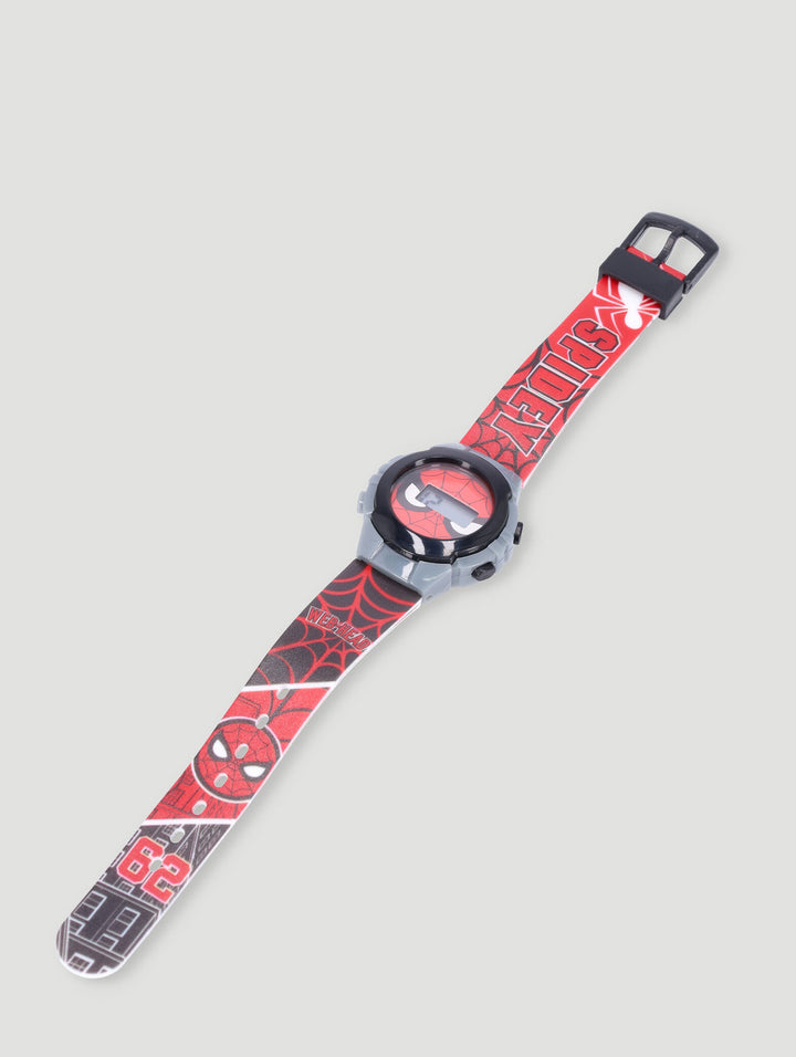 Pre-Boys Spiderman Tin Watch Set - Red