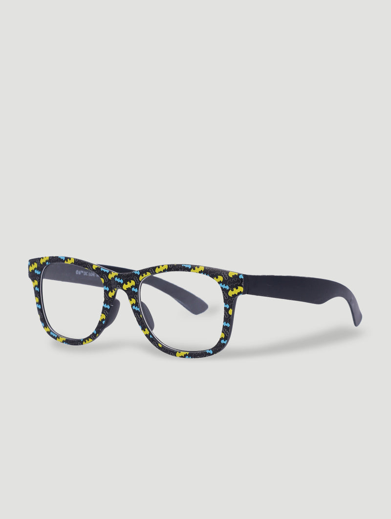 Pre-Boys Batman Blue Light Glasses And Pouch - Black