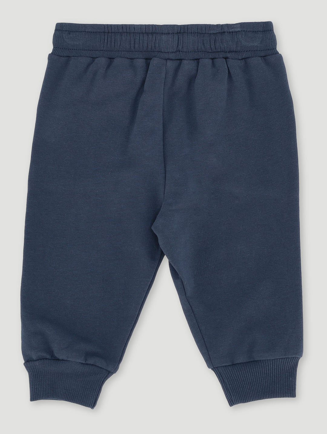 Keedo Baby Girls Navy Heart Logo Embroidered Fleece Jogger