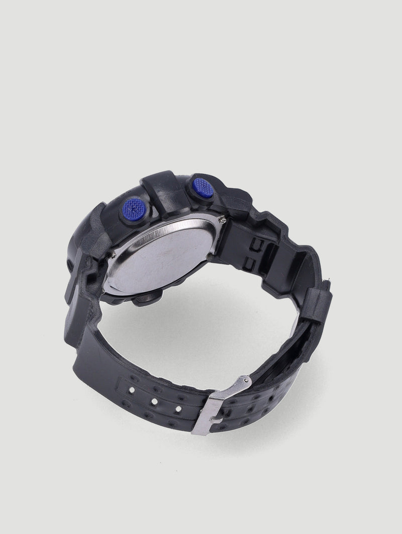 Pre-Boysblue Outline Digital Shock Watch - Black