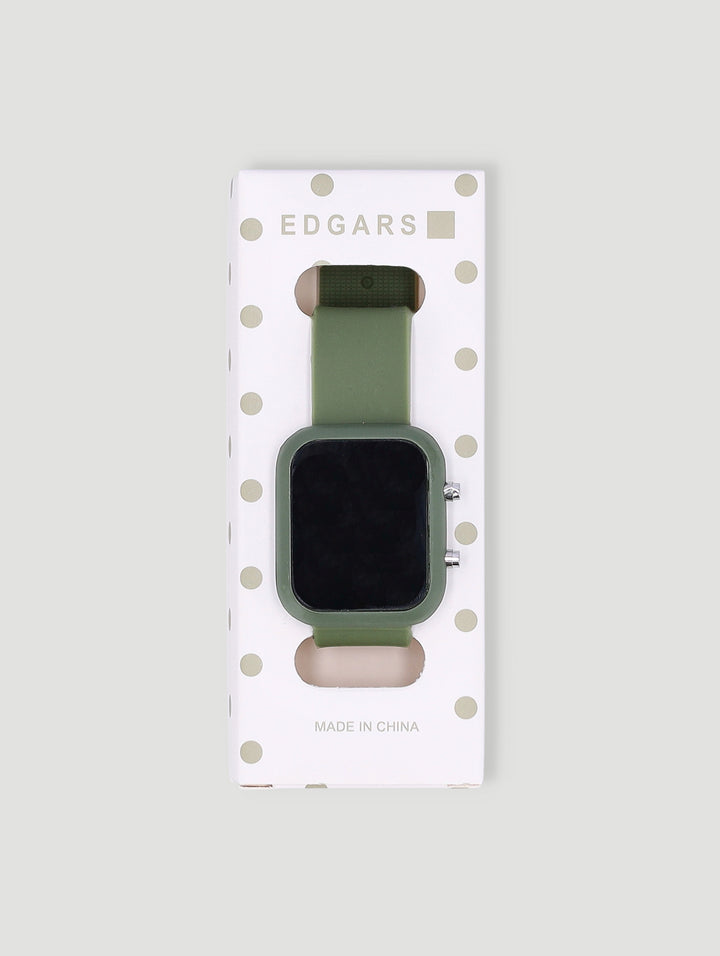 Pre-Boysled Rectangle Watch - Olive