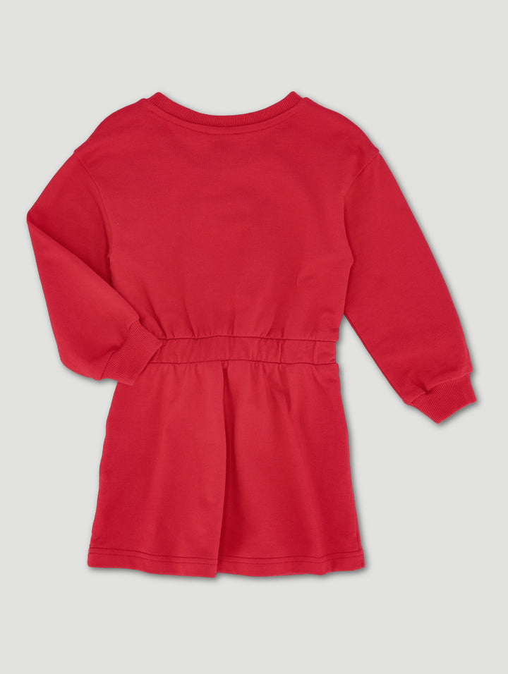 Pre-Girls Valentines Minnie Dress - Red