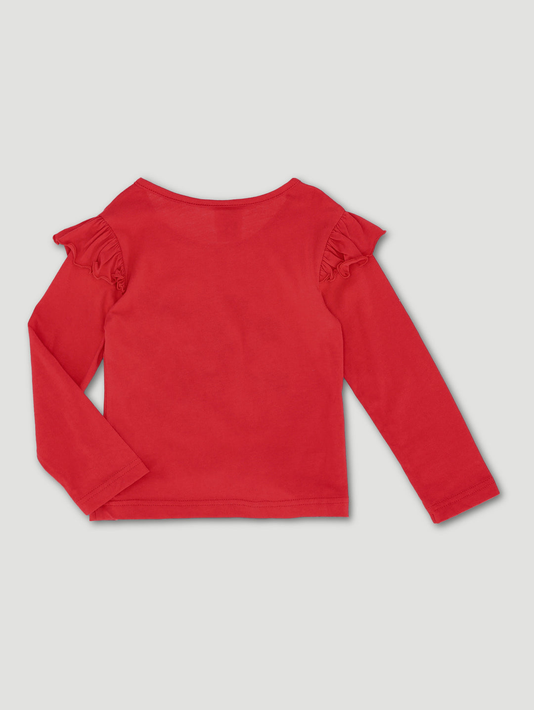 Pre-Girls Minnie Valentines Print Tee - Red