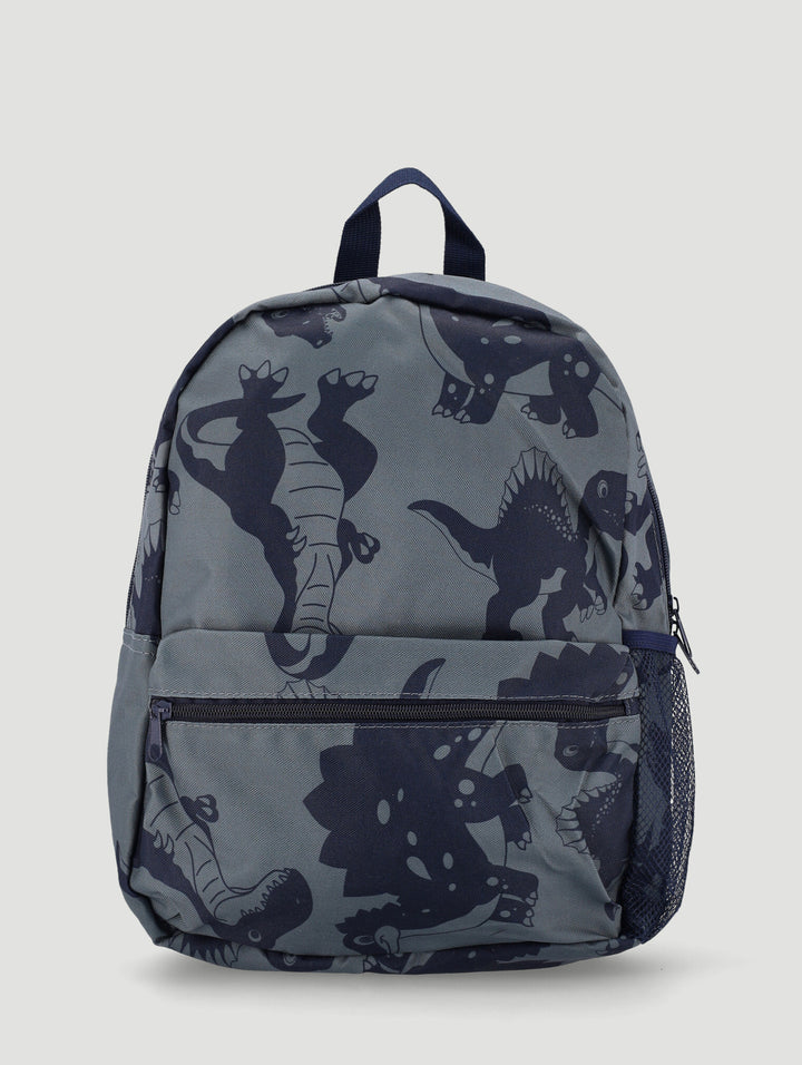 Pre-Boys Dinosaur Print Backpack - Sage