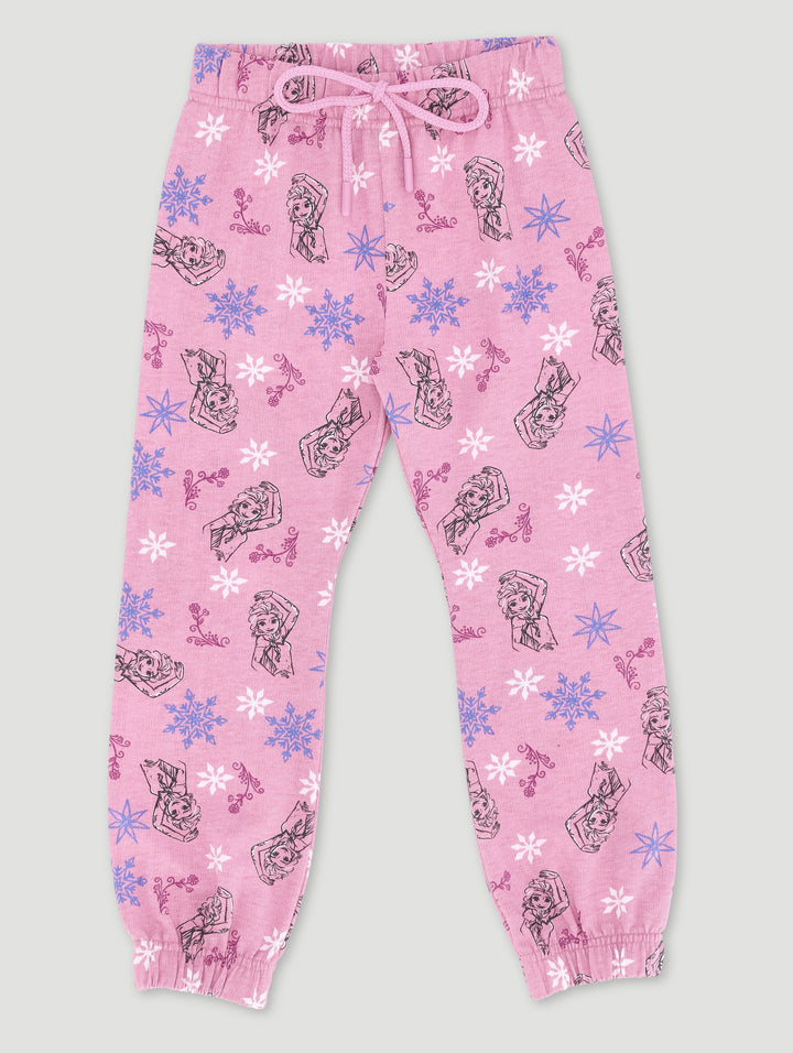 Pre-Girls Frozen Print Jogger - Lilac